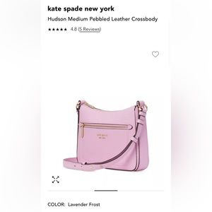 NWT! Hudson Medium Crossbody- Lavender Frost